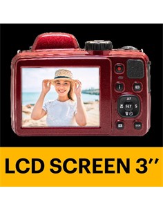 KODAK Camara De Fotos Digital PIXPRO AZ425 20Mpx/42x Rojo