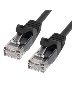 EUROCONNEX Cable Red Cat6A UTP 1Mtr Negro 0085-1N