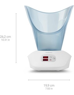 MEDISANA Sauna Vaporizador Facial DS 400 Pantalla Led 130W Con Alimentador