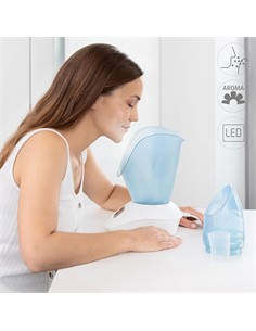 MEDISANA Sauna Vaporizador Facial DS 400 Pantalla Led 130W Con Alimentador