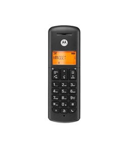 MOTOROLA Pack Duo Telefono Inalambrico E202 Negro