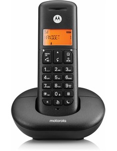 MOTOROLA Telefono Inalambrico DECT E201 Negro