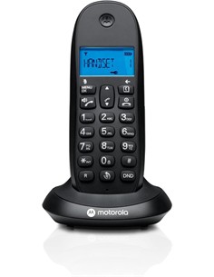 MOTOROLA Telefono Inalamrbrico C1001CB+ Negro