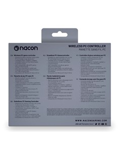 NACON Mando Inalambrico Para PC GC-200WL Negro