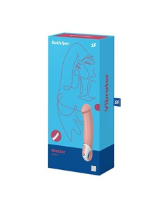 SATISFYER Vibrador Master 17cm Rosa 12 Programas,6 Intensidades,Impermeable IPX7