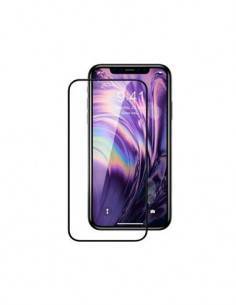 DEVIA Protector Pantalla IPHONE 11/Iphone XR Cristal Borde Negro