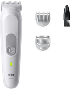 BRAUNA Afeitadorade de Cuerpo Series 3 BG 3530 Recargable Lavable Con 3 Accesorios