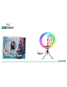 NEW SCIENCE Aro De Luz Led  33cm RGB LR08