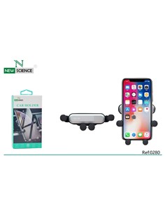 NEW SCIENCE 0280 Soporte Movil de Coche Rejilla Rotativo 360º