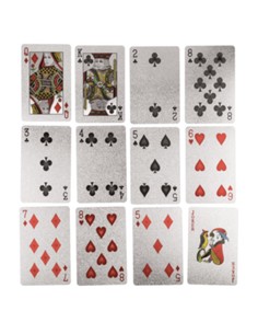 OUT OF THE BLUE Juego de 54 Cartas de Lujo Doradas