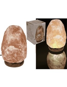 OUT OF THE BLUE Lampara Led de Sal de Cristal Colores Recargable