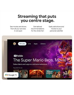 GOOGLE TV Streamer 4K Hdmi Con Mando Asistente Por Voz