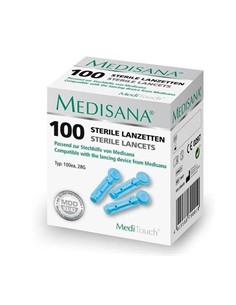 MEDISANA 100 Tiras Lancetas  MEDITOUCH
