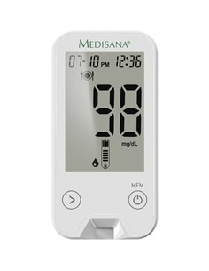 MEDISANA Medidor de Glucosa-Glucometro En Sangre MEDITOUCH 2 mg/dL 480 Memorias