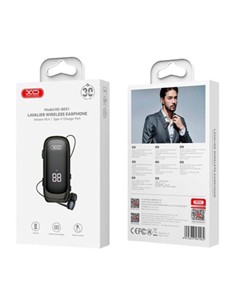 XO-BE51 Auricular Con Microfono de solapa Negro