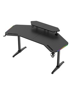 MESA GAMING PRO1500 XL FIBRA CARBONO | LUZ RGB SOUND MUVIP