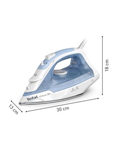 TEFAL Plancha Vapor 2000W FV2C41 Virtuo 30