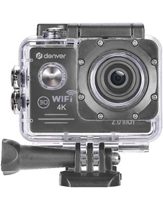 DENVER Camara Accion 4K ACK-8064 Negro Recargable y Sumergible