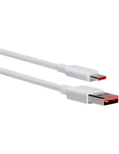 XIAOMI Cable Datos Usb a Tipo C 6A Blanco 1Mtr BHR6032GL