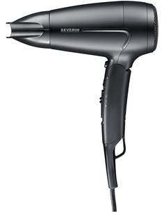 SEVERIN Secador de Pelo de Viaje HT 0159 1600W Plegable 2 Velocidades
