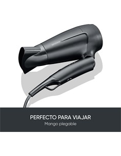SEVERIN Secador de Pelo de Viaje HT 0159 1600W Plegable 2 Velocidades