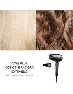 SEVERIN Secador de Pelo de Viaje HT 0159 1600W Plegable 2 Velocidades