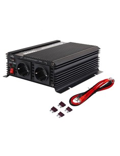 ELBAT Convertidor de Corriente 12V A 220V 50Hz 1000W EB0505 Proteccion Sobrecalentamiento