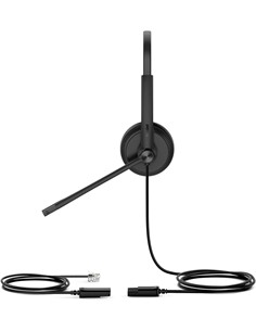 YEALINK Auricular Casco con Microfono YHS34 Con Cable RJ11 Para Telefono