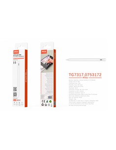 MTK Lapiz Capacitativo TG7317 Magnetico Blanco Para Ipad y Android
