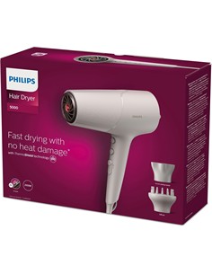 PHILIPS Secador De Pelo 2100W BHD501/20 Con Accesorios