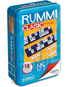 CAYRO Juego Rummi Clasico En Caja Metalica 755