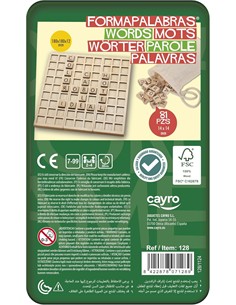 CAYRO Juego Formapalabras En Caja Metalica 128