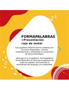 CAYRO Juego Formapalabras En Caja Metalica 128