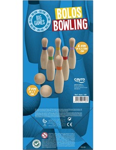 CAYRO Juego Bolos Bowling 6 Piezas 148