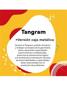 CAYRO Juego Tangram En Caja Metalica 124