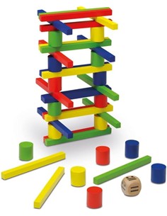 CAYRO Juego Balance Con Diferentes Piezas En Caja Metalica 111
