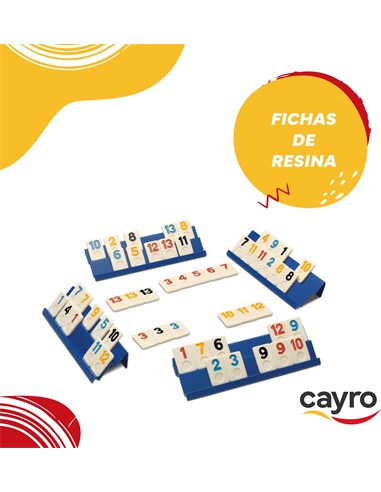 Librero Rummy CAYRO Juego Rummi Clasico En Caja Metalica 753