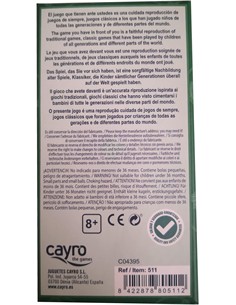 CAYRO COLLECTION Juego Tabas 511