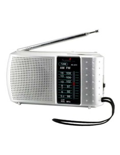 Sami Radio Analogica AM/FM RS-2910 Roja Entrada Auricular, A Pilas