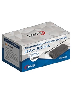 NIMO Alimentador Electronico Universal 29Vcc 3000mA Jack 5.5x2.1/2.5mm ALM421