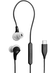 JBL Auricular Estereo Con Cable Tipo C ENDURANCE RUN 3C Usb-C Negro y Gris