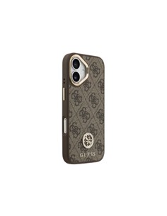 GUESS Funda IPHONE 17  Trasera Rigida Strass Marron Magsafe