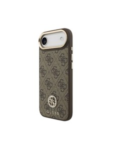GUESS Funda IPHONE 17 Air Trasera Rigida Strass Marron Magsafe