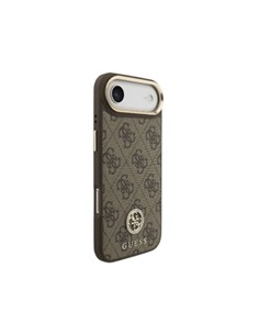 GUESS Funda IPHONE 17 Air Trasera Rigida Strass Marron Magsafe