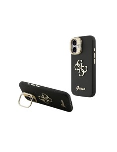 GUESS Funda IPHONE 17 Trasera Rigida Negra  Logo Con Soporte Camara GUHCP17MPCS4GSK
