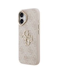 GUESS Funda IPHONE 17 Trasera Rigida Rosa Logo Con Soporte Camara