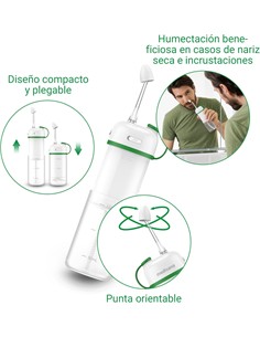 MEDISANA Irrigador Nasal NI 200 Recargable Deposito de Agua 150ml IPX7
