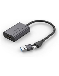 VENTION Adaptador Tipo C/Usb A Macho A Hdmi 015Mtrs ACYHB