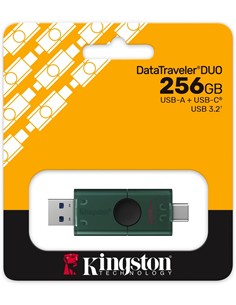KINGSTON Pendrive 256Gb Dual Usb A/Tipo C DataTraveler Duo