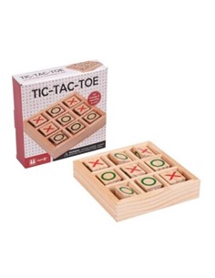 TIC TAC TOE Juego De Mesa equeño Tres en Raya Madera NF173